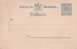 Wurtemberg - Entiers Postaux - Postwaardestukken