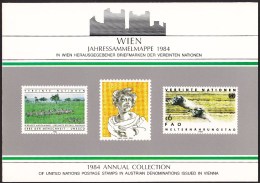 UN - United Nations Vienna 1984 MNH Souvenir Folder - Year Pack - Other & Unclassified