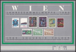UN - United Nations Vienna 1983 Cancelled Souvenir Folder - Year Pack - Sonstige & Ohne Zuordnung