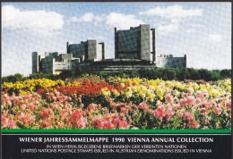 UN - United Nations Vienna 1990 Cancelled Souvenir Folder - Year Pack - Autres & Non Classés