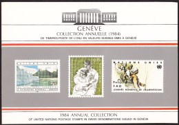 UN - United Nations Geneva 1984 MNH Souvenir Folder - Year Pack - Altri & Non Classificati