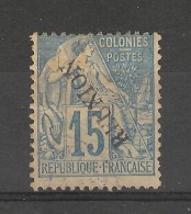 La Réunion _ Surcharge Renversée - 15c Bleu (1891) - Used Stamps