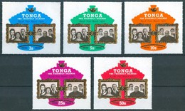 1970 Tonga Royal Visit Adhesives Ordinary / Airmail / Air Service Set ** E17 - Tonga (...-1970)