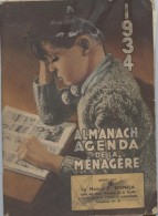 Montauban, Momeja, Almanach Agenda De La Ménagère, Lebrun,brouillons De Lettres Dans L'agenda,Toulouse,Luchon - Grossformat : 1921-40