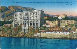 MONACO - Le Musée Océanographique  Et La Tete De Chien - Oceanografisch Museum