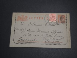AUSTRALIE / NEW SOUTH WALES - Entier Postal De Sydney Pour Londres En 1900 - A Voir - L 2957 - Lettres & Documents
