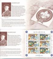 2007. Moldova, Europa 2007, Booklet, Of 3 Sets, Mint/** - 2007