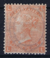 Great Britain SG 94. 4d Vermillion (Plate 9). Not Used (*) Mi Nr 42  Yv Nr 32 - Neufs