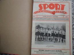 SPORT ILUSTROVANI TJEDNIK 1922,1923,1924 ZAGREB, FOOTBALL, SPORTS NEWS FROM THE KINGDOM SHS, BOUND 30 NUMBERS - Livres