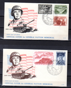 1957  Mémorial Général Patton, 1032 /1036, Cote 45 €,  Editions Rodan - 1951-1960