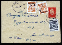 A4253) Yugoslavia Jugoslawien Brief Von Ogulin 15.11.50 Nach München - Lettres & Documents