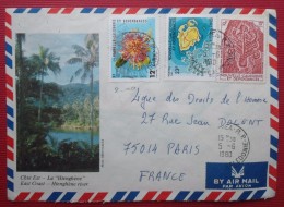 -- LETTRE DE NOUVELLE CALEDONIE  POUR LA FRANCE -- - Briefe U. Dokumente