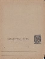 KING CHARLES 1ST, CLOSED PC STATIONERY, ENTIER POSTAL, UNUSED, ROMANIA - Briefe U. Dokumente