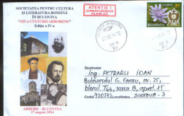 Romania - Envelope Occasionally- S.C.L.R.Bukovina - "Arborene Culture Day" Edition IV - Brieven En Documenten