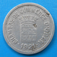 Colonies Algérie Oran 25 Centimes 1921 Elie 10.3 - Monetary / Of Necessity