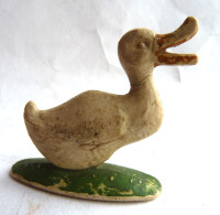 FIGURINE DELACOSTE  - ANIMAUX ANIMAL DE FERME 50's - CANARD En Demi Ronde Bosse - Sonstige & Ohne Zuordnung