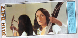 Poster Ancien Chanteuse JOAN BAEZ Années 70 Formule 1 - Plakate & Poster