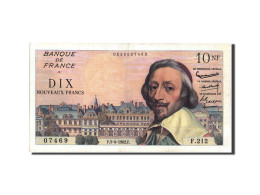 Billet, France, 10 Nouveaux Francs, 10 NF 1959-1963 ''Richelieu'', 1962 - 10 NF 1959-1963 ''Richelieu''