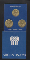 O) 1978 ARGENTINA,  WORLD CUP 1978 - FOOTBALL,COINS COPPER ALUMINUM NICKEL,XF - Autres – Amérique