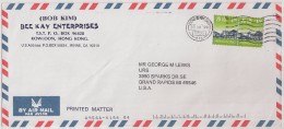 Cover Circulated - 1999 - Hong Kong (Kowloom)  To USA (Grand Rapids) - Air Mail - Covers & Documents