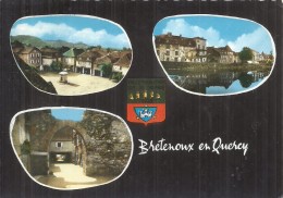 LOT - 46 - BRETENOUX EN QUERCY - CPSM GF Couleur Multivues - Bretenoux