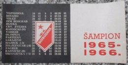F.K. VOJVODINA ŠAMPION 1965 - 1966 - Livres