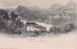 SUISSE SZ SCHWYR Morschach    " Hotel Axenfels Und Urirothstock " Precurseur - Morschach