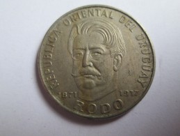 1971 URUGUAY 50 PESOS, MONEDA MONNAIE COIN - JOSE ENRIQUE RODO - Uruguay