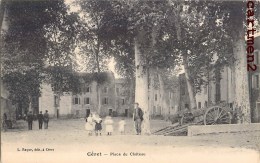 CERET LA PLACE DU CHATEAU ANIMEE 66 PYRENEES - Ceret