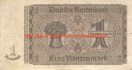 Eine Rentenmark 1 Rentenbankenschein 1937 - 1 Rentenmark