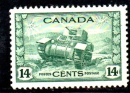 Y974 - CANADA' 1943 , Y&T N. 215 *  Linguellato - Unused Stamps