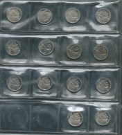 BELGIQUE 1987-1993 MORIN 820-833 FLEURS DE COIN  50 FRANCS/FRANK - 50 Frank