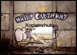 ÄLTERE POSTKARTE JULIUS KÜGLER TRAUDL KAISER HAPPY BIRTHDAY, DEAR BERLINER MAUER THE WALL LE MUR BERLIN Art Cpa AK - Mur De Berlin