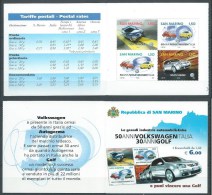 2004 SAN MARINO LIBRETTO VOLKSWAGEN MNH ** - ED - Postzegelboekjes