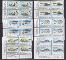 Ross Dependency 1982 Definitives 6v Bl Of 4  ** Mnh (32388A) - Nuevos