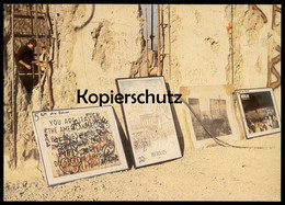 ÄLTERE POSTKARTE BERLIN KUNST AN DER MAUER BERLINER MAUER FARBFOTO BIRGIT FAUST THE WALL LE MUR Art Souvenir AK Postcard - Mur De Berlin