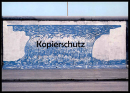 ÄLTERE POSTKARTE BERLIN GABOR IMRE BERLINER MAUER THE WALL LE MUR ART WASSERFALL Waterfall Cpa Ansichtskarte Postcard AK - Berliner Mauer