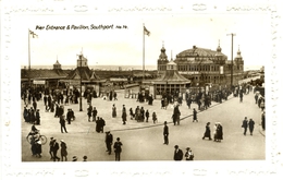 LANCS - SOUTHPORT - PIER ENTRANCE AND PAVILION RP La2869 - Southport