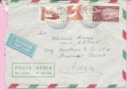 Airmail / Par Avion, Bakarac-Aden, 1959., Yugoslavia, Letter - Poste Aérienne