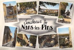 VAR  83  NANS LES PINS  SOUVENIR  VUES MULTIPLES - Nans-les-Pins