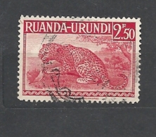 RUANDA URUNDI   1942 Local Motifs - Leopard O - Andere & Zonder Classificatie