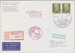 DDR 1989 Greenland Registred  Cover (32432) - Brieven En Documenten