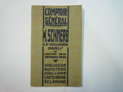 Petit  CALENDRIER-CARNET  1933  COMPTOIR  GENERAL  (Format  6,5 X10,5cm) - Small : 1921-40