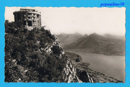 ** TÉLÉFÉRIQUE DE VEYRIER DU LAC (Haute Savoie) STATION SUPÉRIEURE  Alt. 1800 M, LAC D´ANNECY LES BAUGES ** 1956 ** - Veyrier