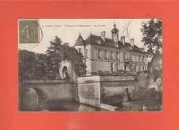 * CPA..dépt 18..FUSSY  :  Château De Contremoret - Les Fossés :  Voir Les 2 Scans - Graçay