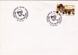 60011r1 - Enveloppe Souvenir Simenon Cachet 1180 Bruxelles - Belgique - Cob 2579. - 1991-2000