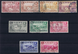 Ethiopia: 1952  Mi 318 - 326 Used, General Picture More Sets In Stock - Ethiopie