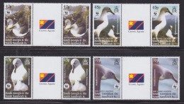 South Georgia 2003 WWF/Grey Headed Albatross 4v Gutter  "Crown Agents" ** Mnh (32502) - Südgeorgien