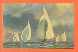 CPA  Illustrateur HAFFNER - Bateau - Voilier - Vaisseau  " Vent Arrière " - Haffner