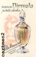 CARTE PARFUMEE PARFUM MIRMALA PAR MOLINARD - Profumeria Antica (fino Al 1960)